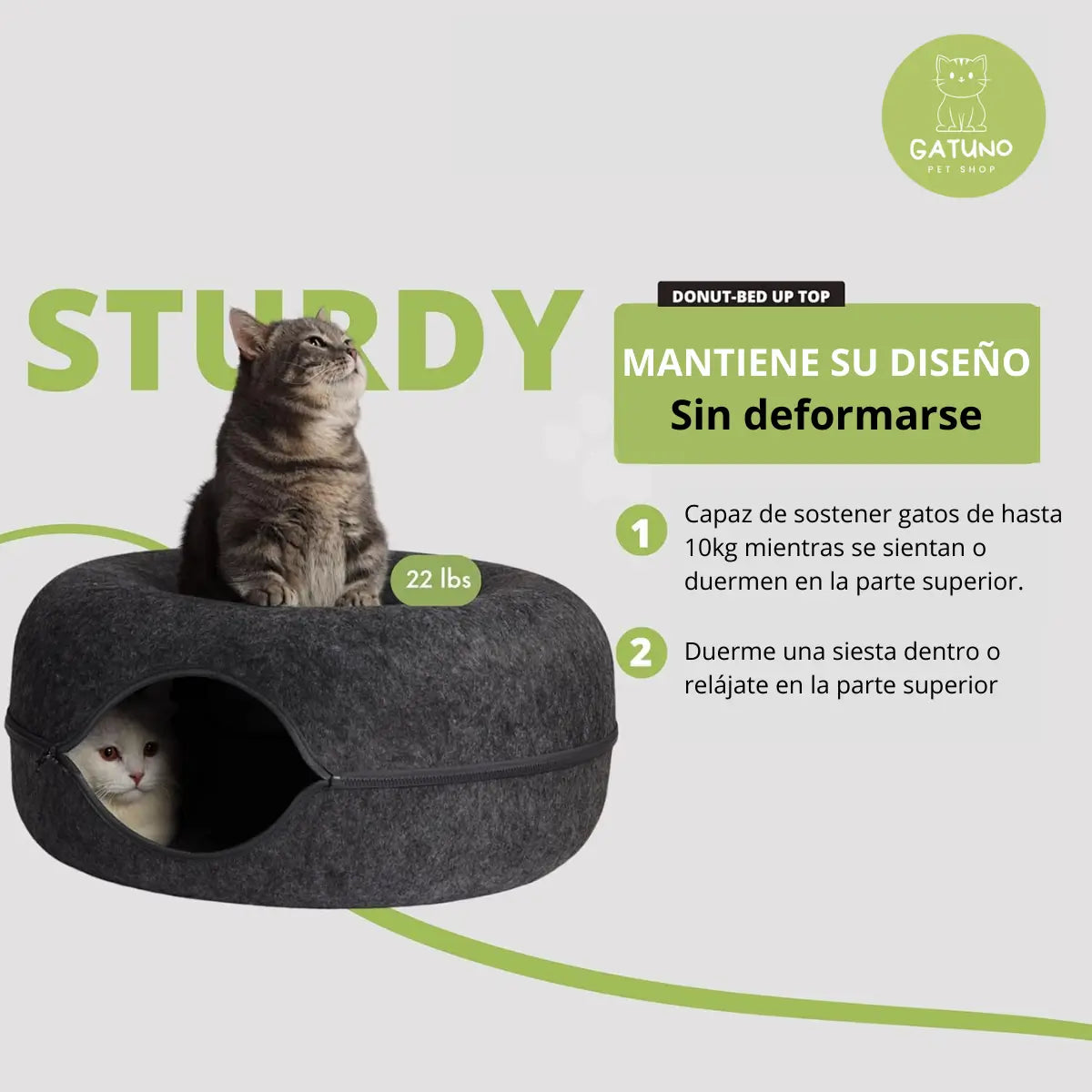 Cama Interactiva Para Gatos Cat Tunnel