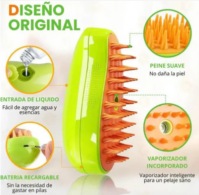 Cepillo Vapor USB 3 en 1